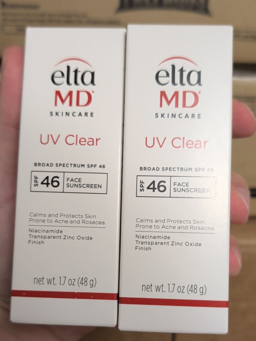 EltaMD UV Clear SPF 46 Face Sunscreen - Broad Spectrum (2pack)